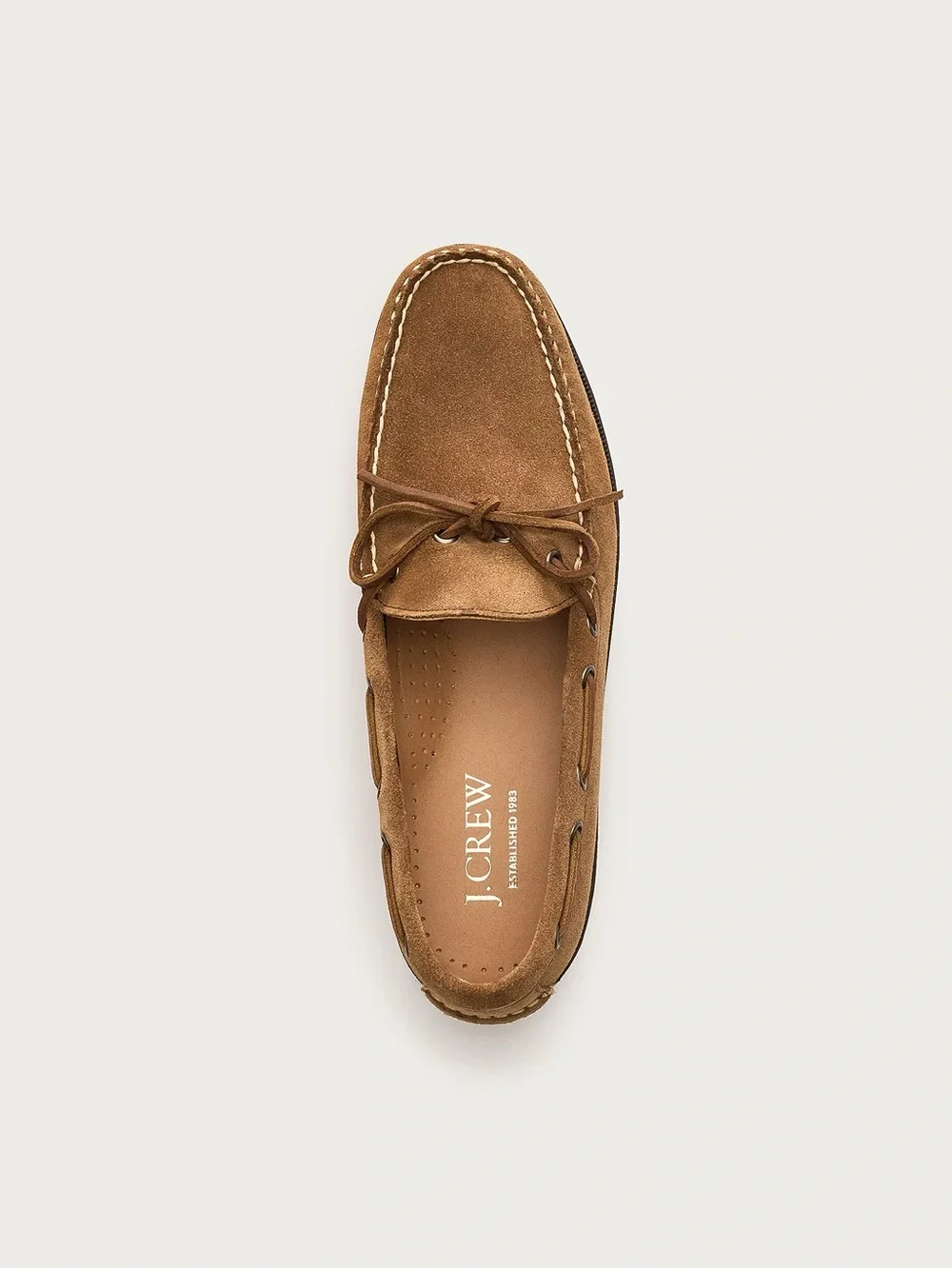 J. CREW Lake shoes in snuff suede Size 9.5 M NWD $198 CJ707